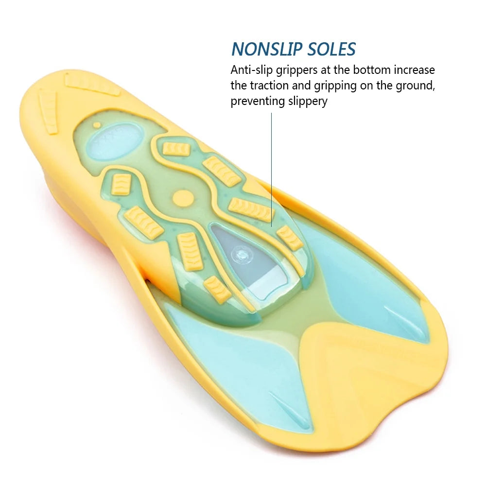 Kids Short Swim Fins for Snorkeling Training F680