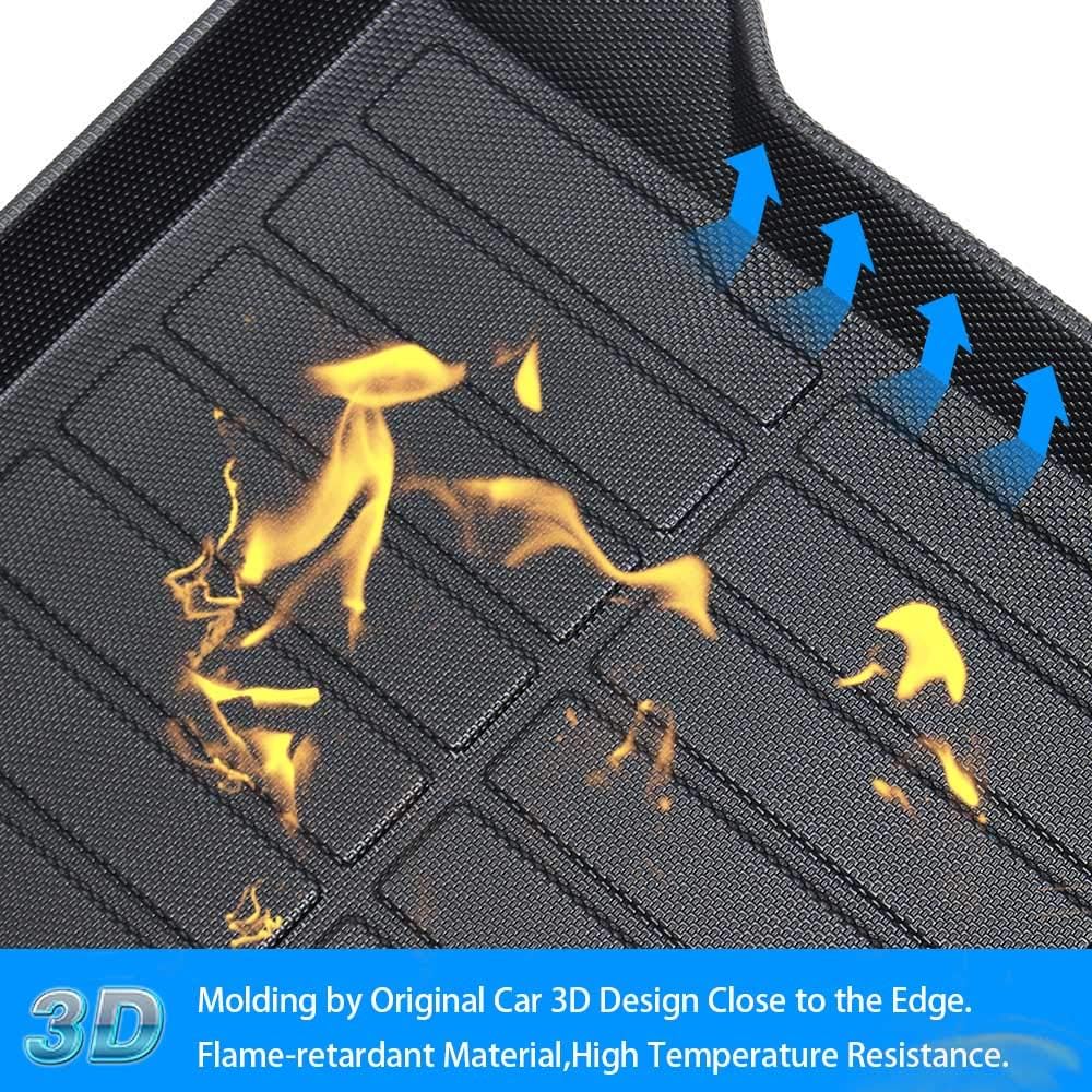 Trunk Mat for Hyundai Tucson 2016-2021, TPO Rear Cargo Liner, Pack of 2 F637811