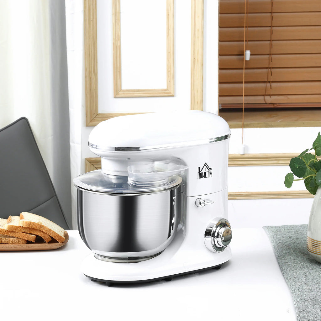 600W Tilt Head Stand Mixer with 6 Qt Stainless Steel Bowl U940516