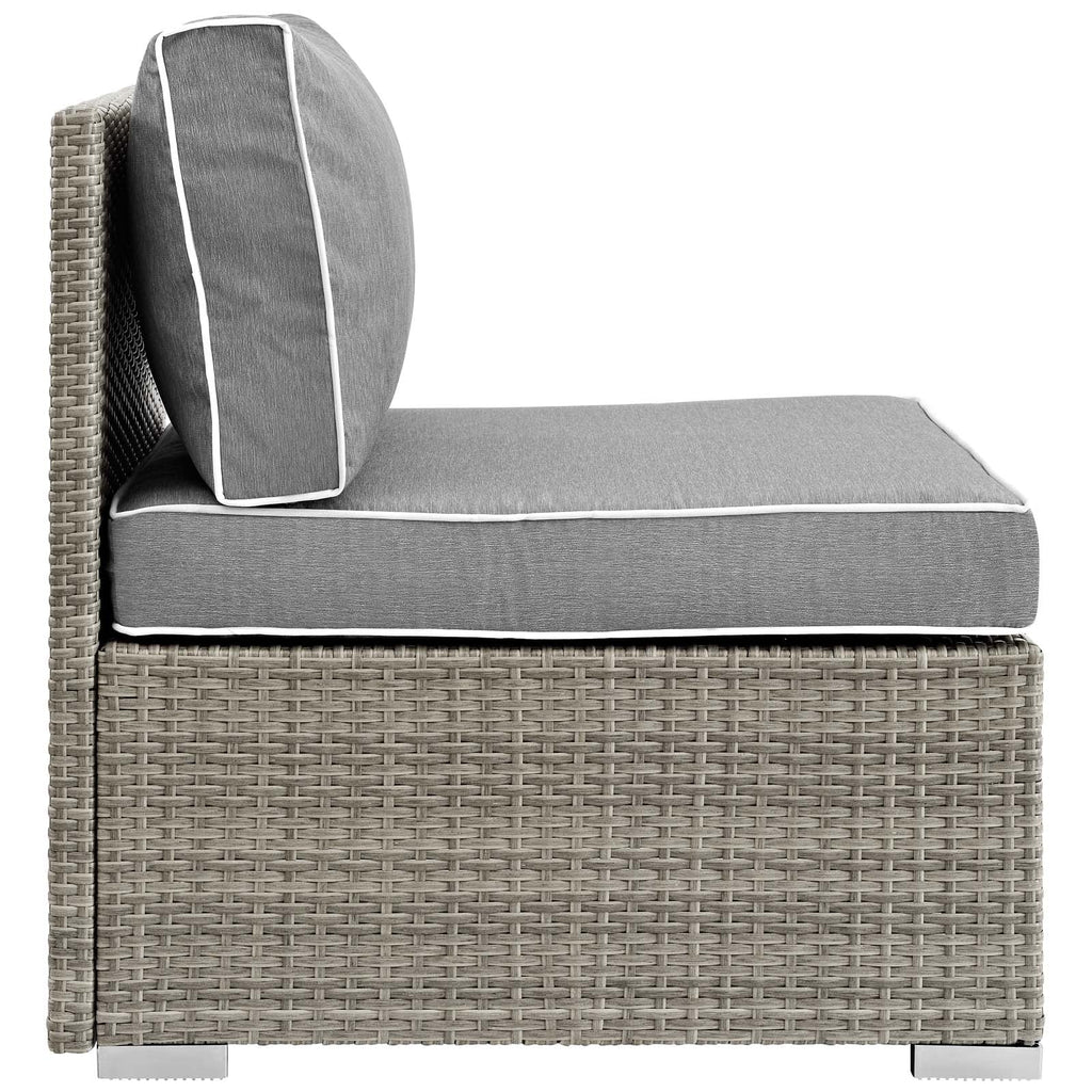 Grey Rattan Wicker Outdoor Sofa Chair N901
