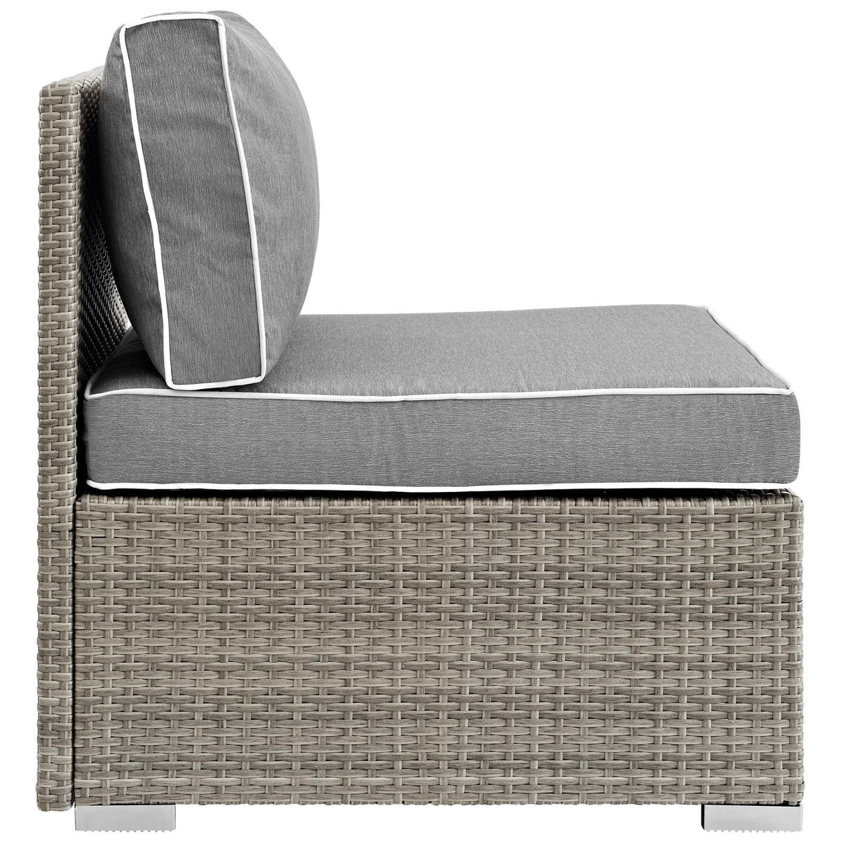 Grey Rattan Wicker Outdoor Sofa Chair N901