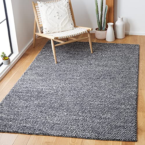 9' x 12' Beige Handmade Wool Area Rug R37757