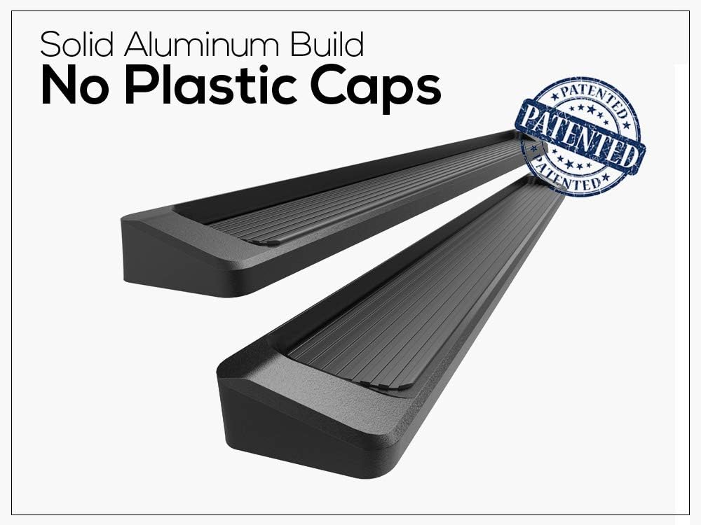 Black Powder Coated Running Boards H34699