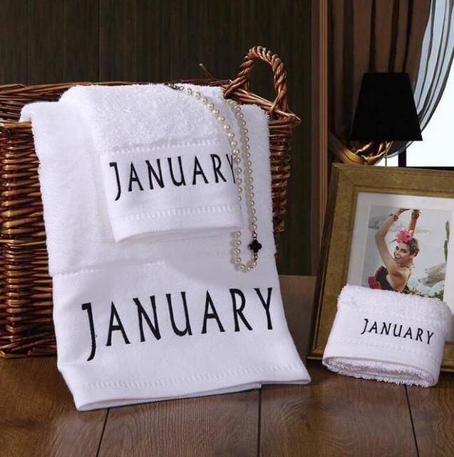 Cotton 3-Piece Bath Towels Set Q2589