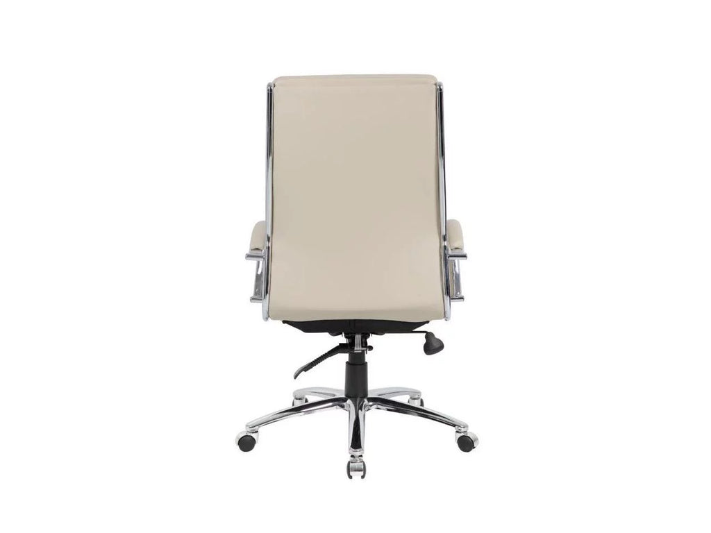Beige Upholstered Vinyl Chair J90001