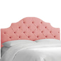 Pink Tufted Queen Headboard K94216