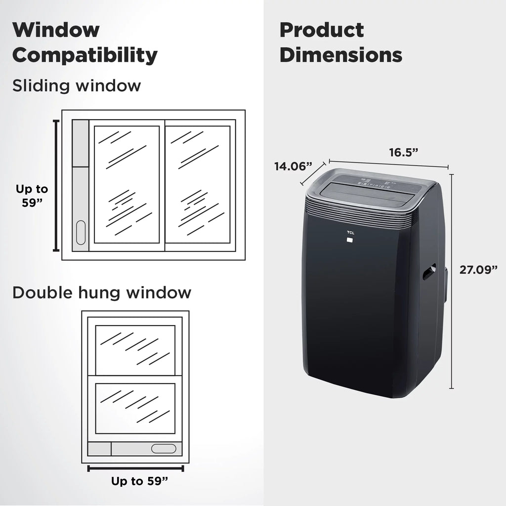 10,000 BTU Portable Air Conditioner and Heater E15560