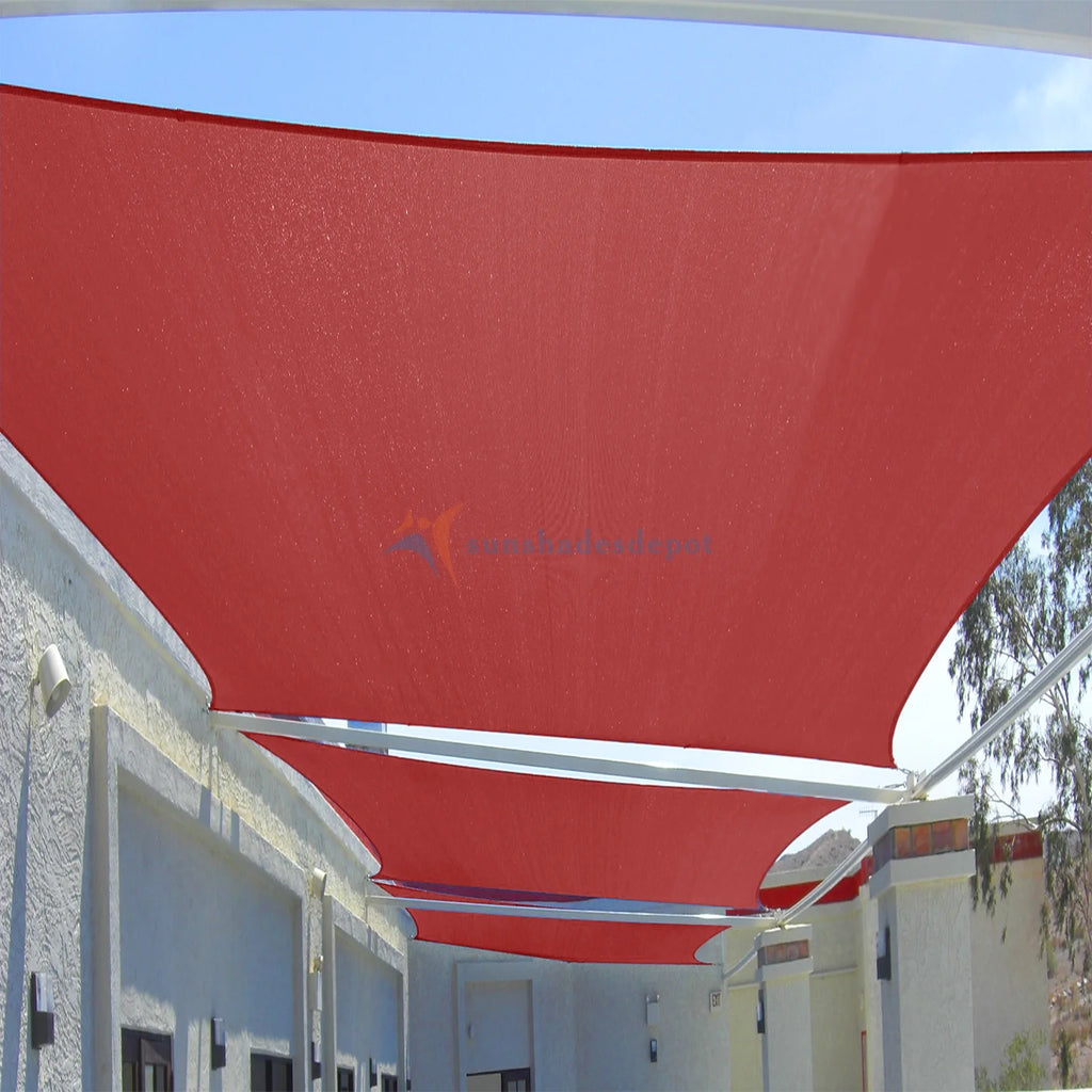 Beige Rectangle Sun Shade Sail Canopy O38784