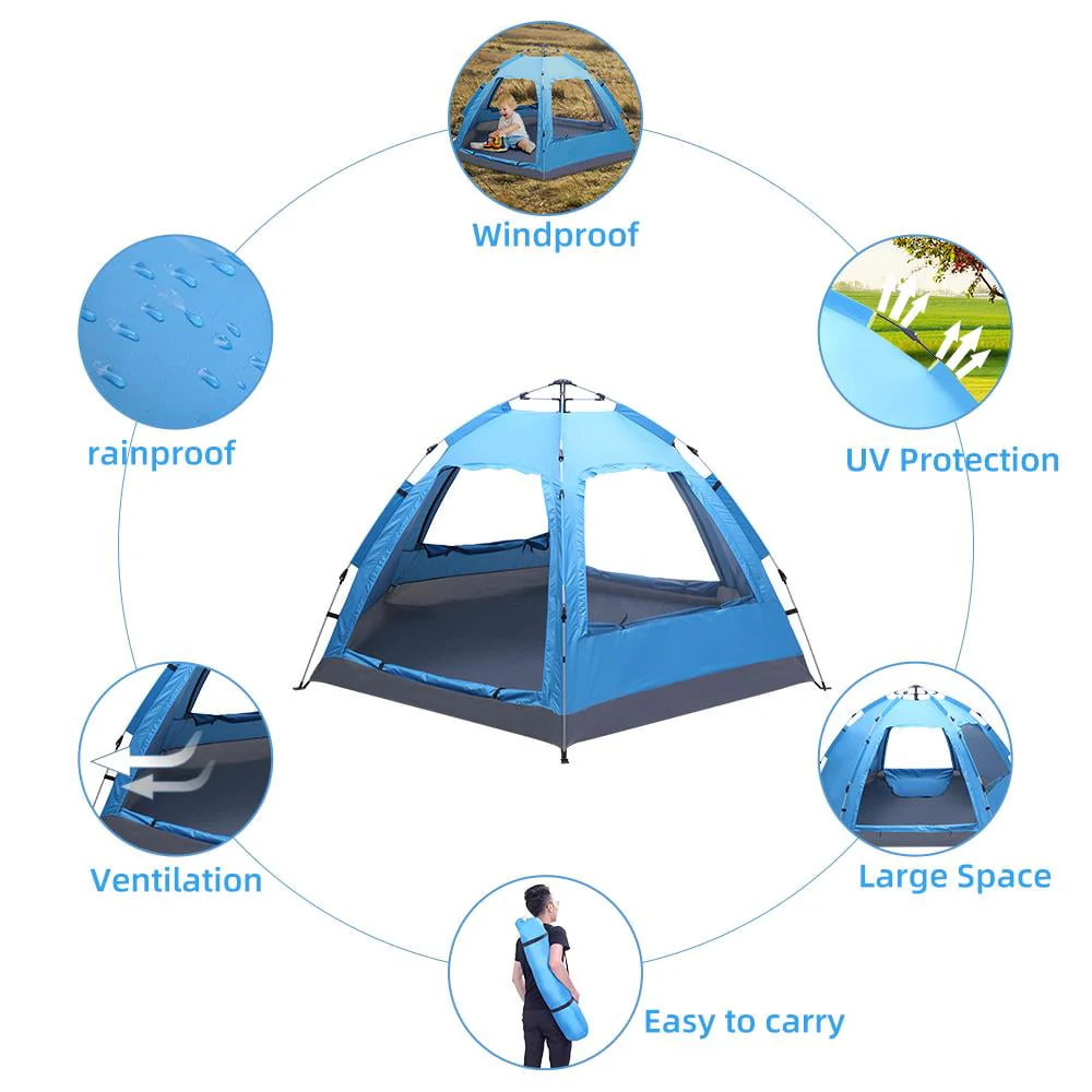 Automatic Waterproof Camping Tent for 3-4 Person E96657
