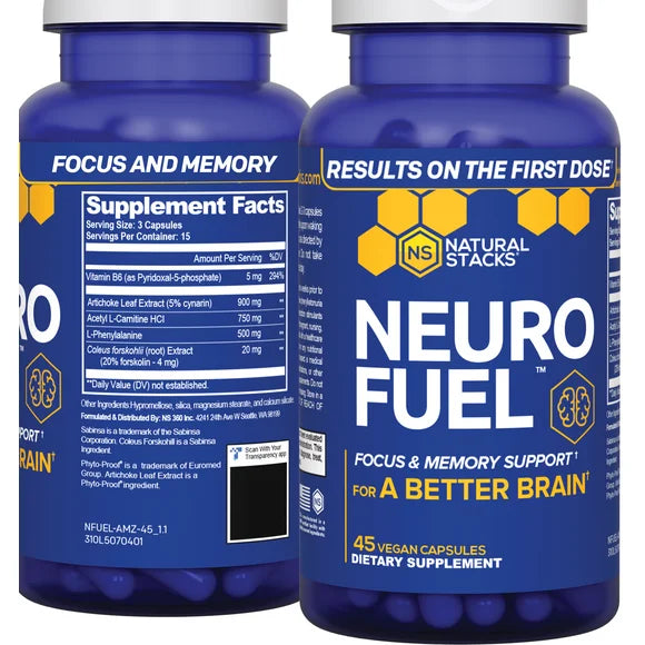 45 Capsules Nootropic Brain Supplement N82351