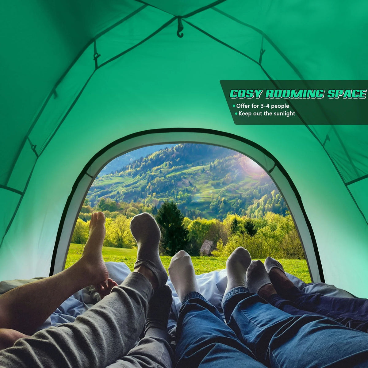 4-Person Camping Tent R2455