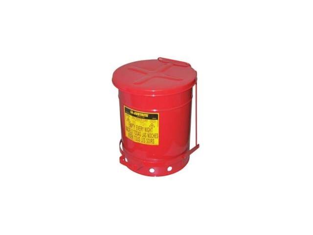 10 Gallon Red Oily Waste Can C577