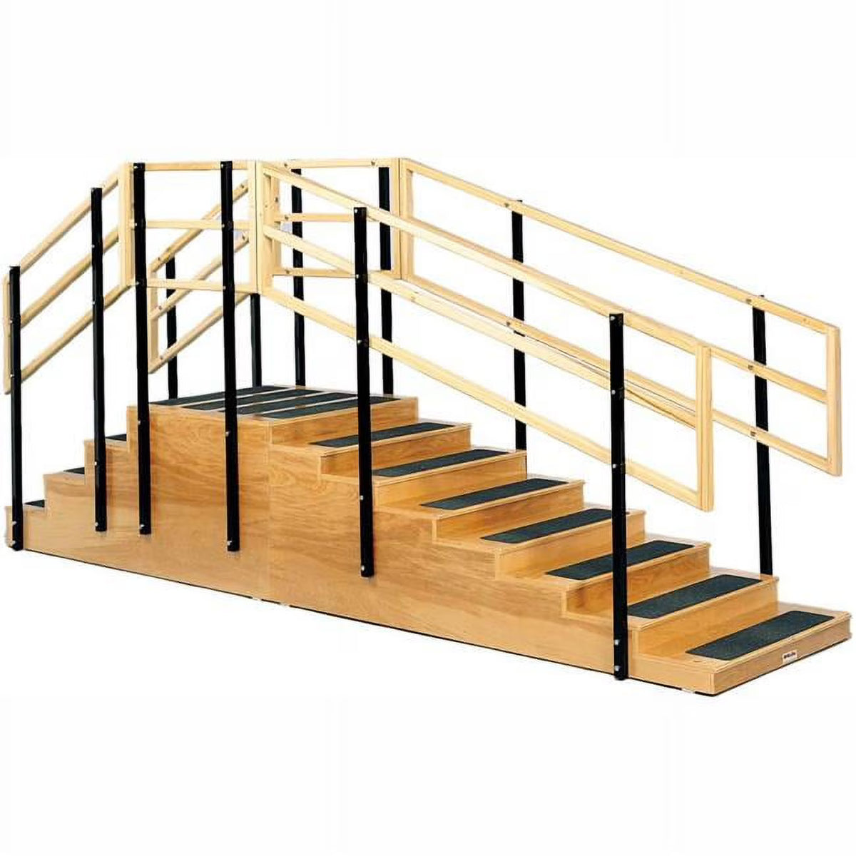Two-Sided Convertible Training Stairs with Platform M58869