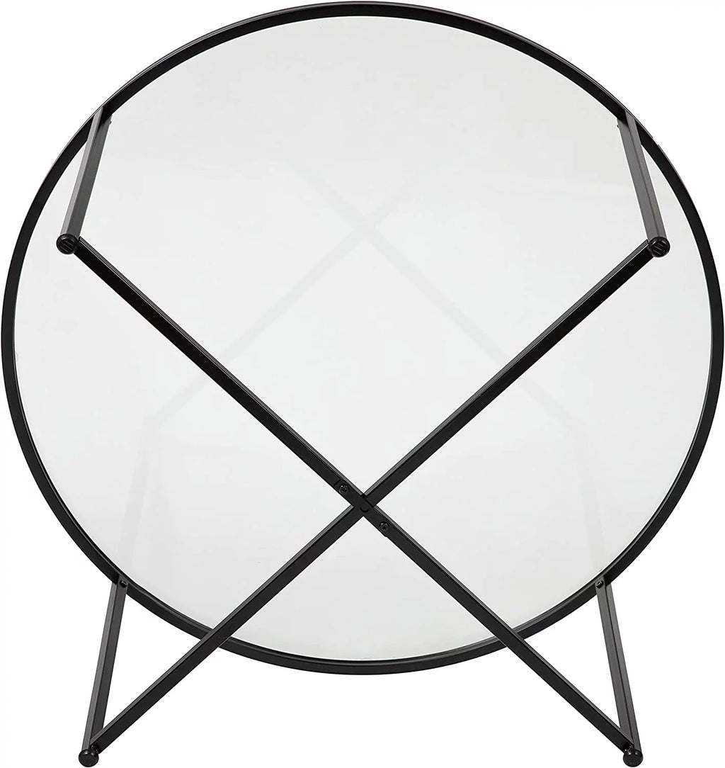 3 Piece Glass Top Occasional Table Set F1405