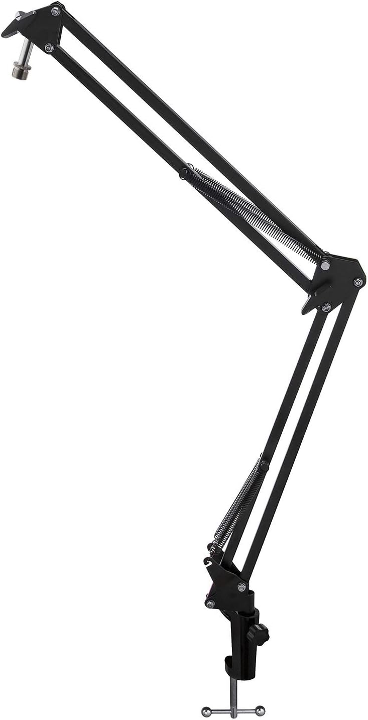 Condenser Microphone with Shock Mount, Boom Arm, and Pop Filter J359