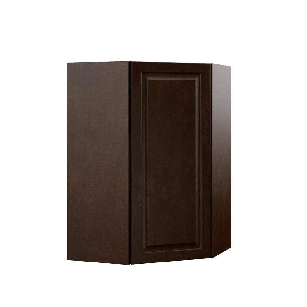 Espresso Diagonal Wall Kitchen Cabinet W234