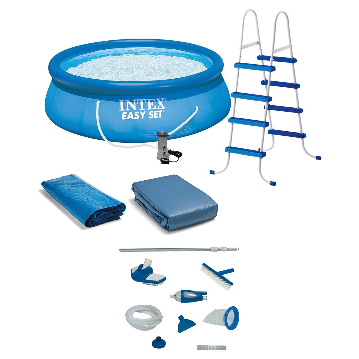 15' x 48' Round Inflatable Above-Ground Pool Z695733