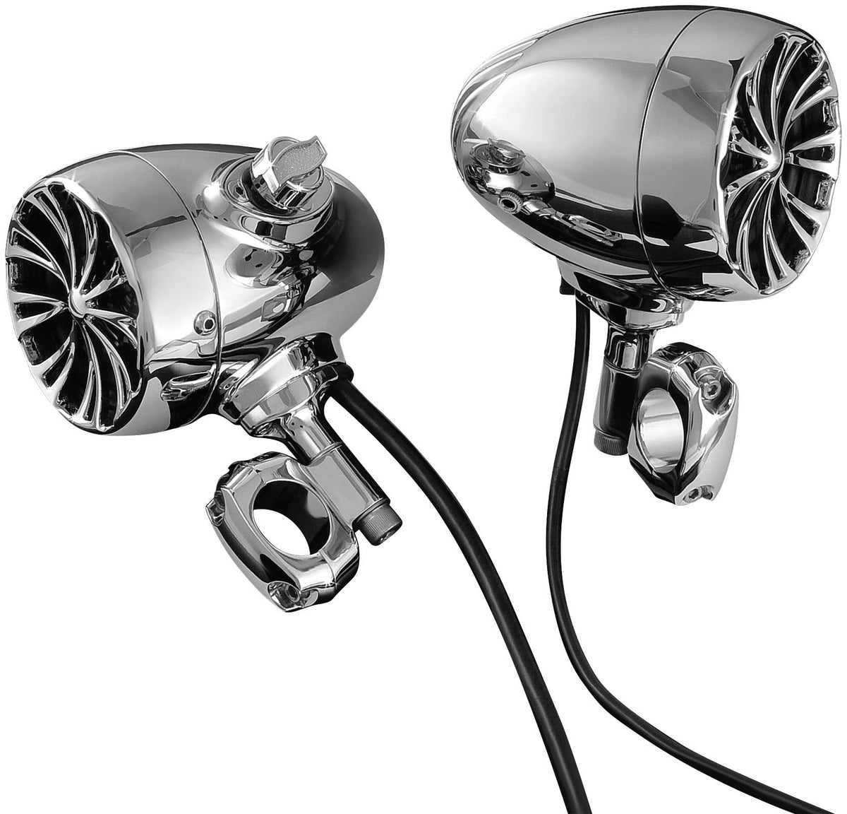 Chrome Bluetooth Speaker Kit for 1in. Handlebars U345852