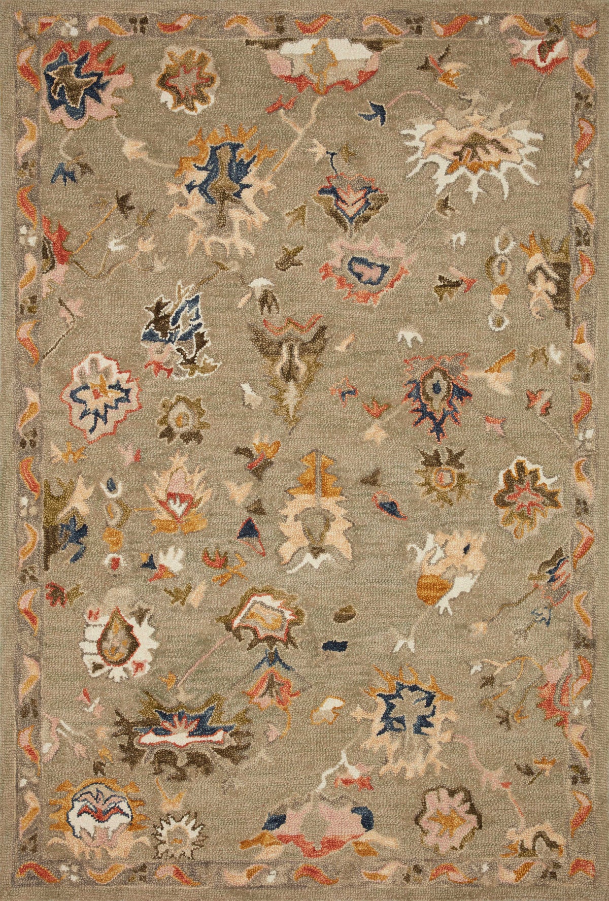 Grey Multi 7'9 x 9'9 Rug U788205