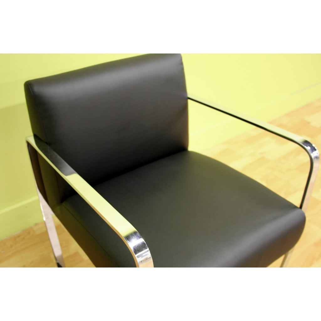 Black Leather Chair B60832