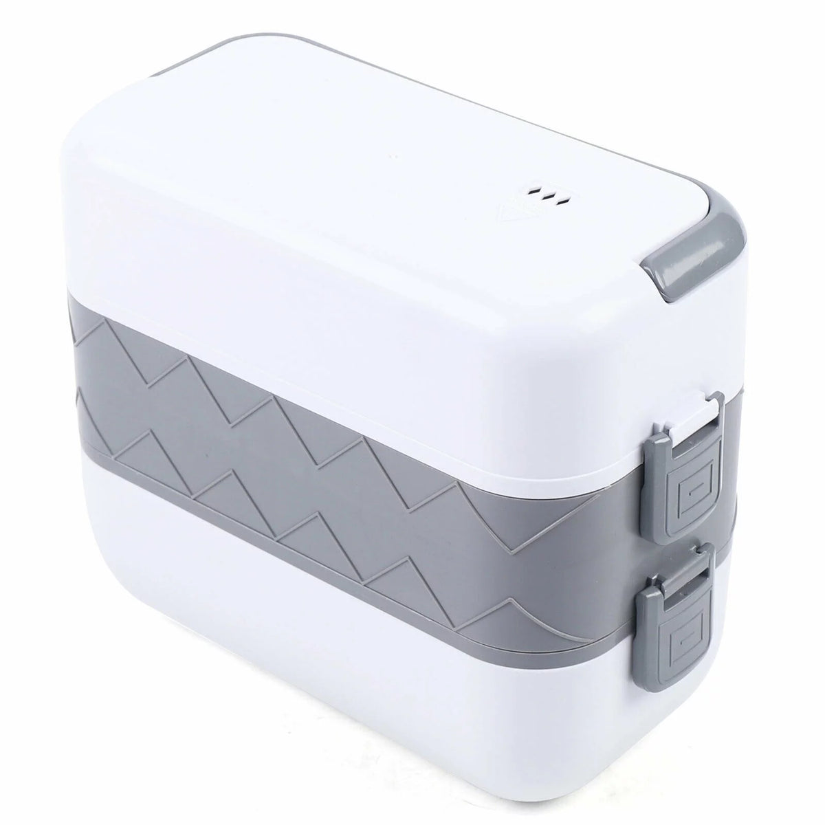 Electric Heated Lunch Box Portable Food Warmer Stainless Steel 110V U952614