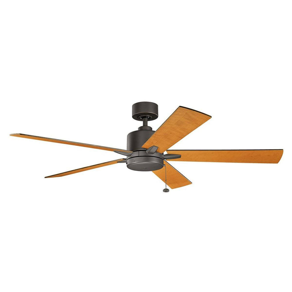 Brushed Nickel/Walnut Ceiling Fan U659