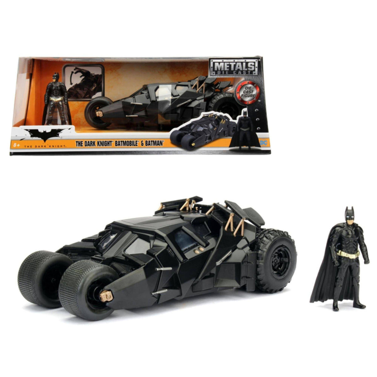 Die-Cast Vehicle with Figure 1:24 Scale Primer Black U973