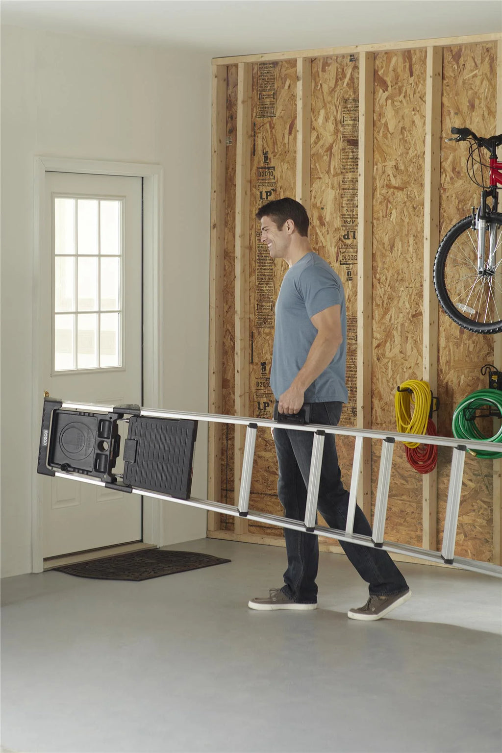 8 Ft. Aluminum Folding Step Ladder 300 Lb. L9954