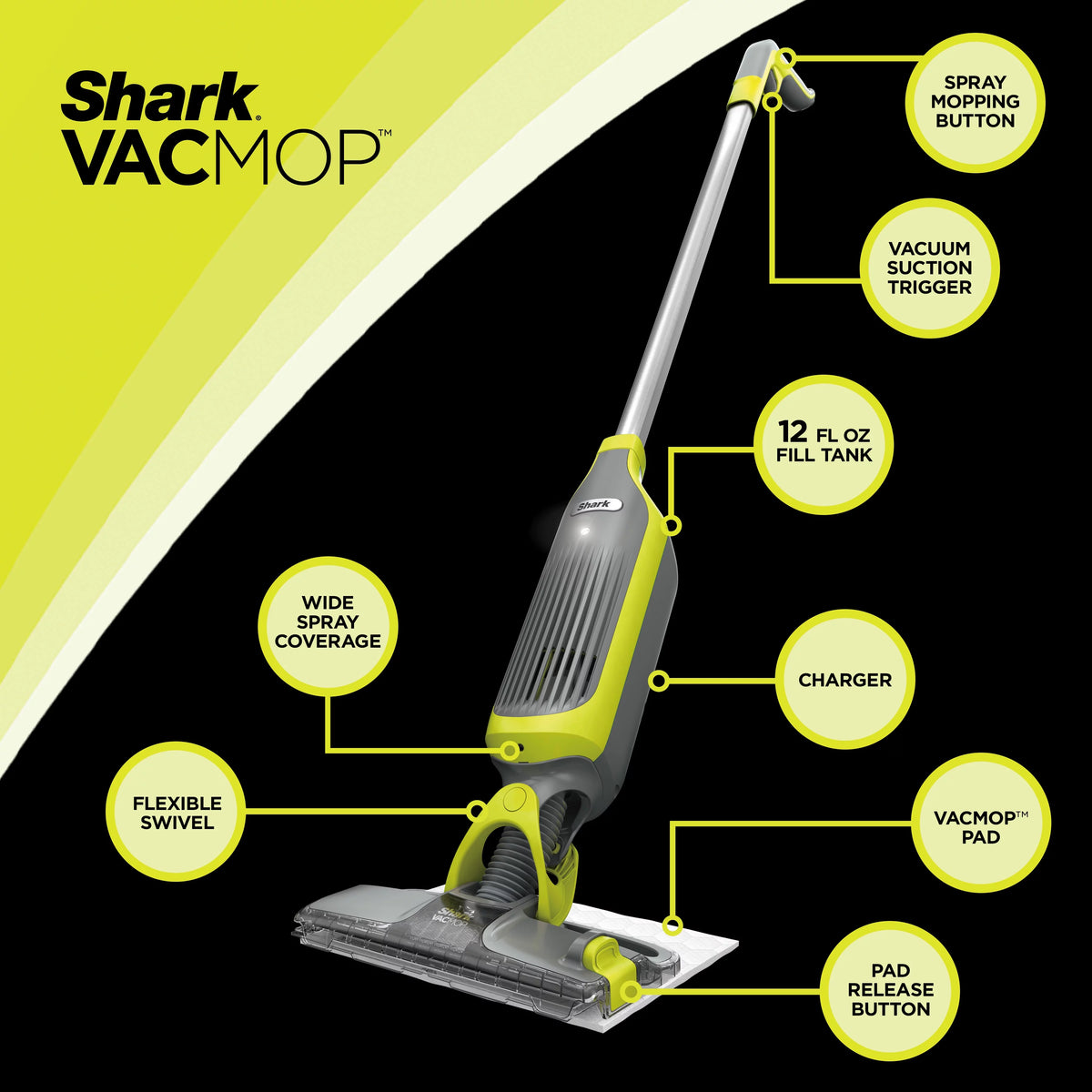 Cordless Hard Floor Vacuum Mop Y73465