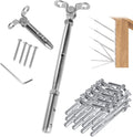 20 Set Swageless Cable Railing Kit 1/8 T316 Stainless Steel Hardware C75766