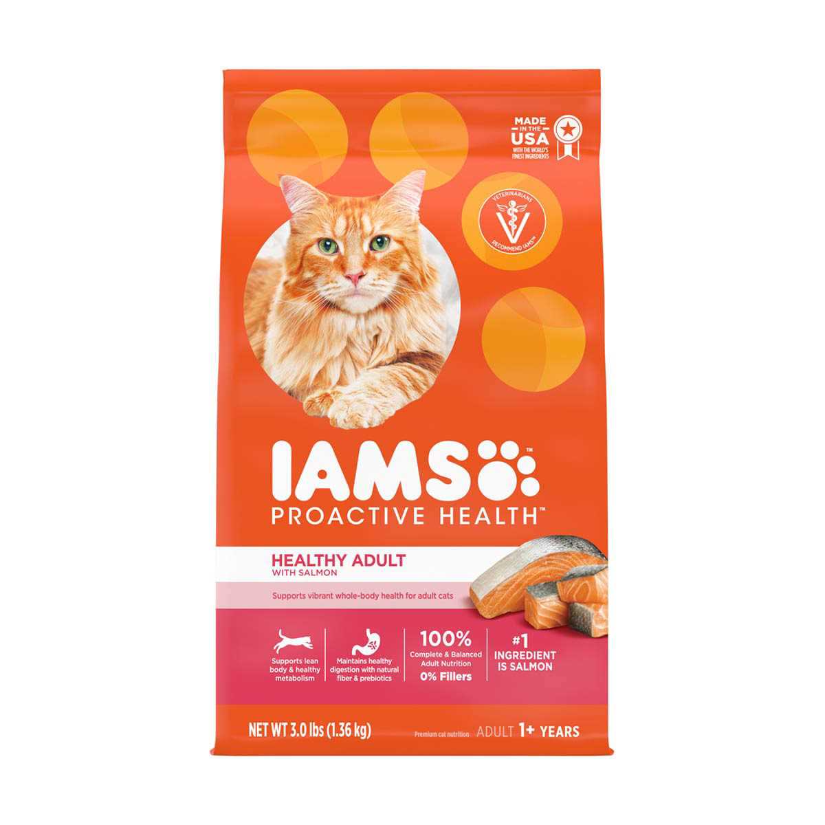 Salmon Adult Dry Cat Food X651203