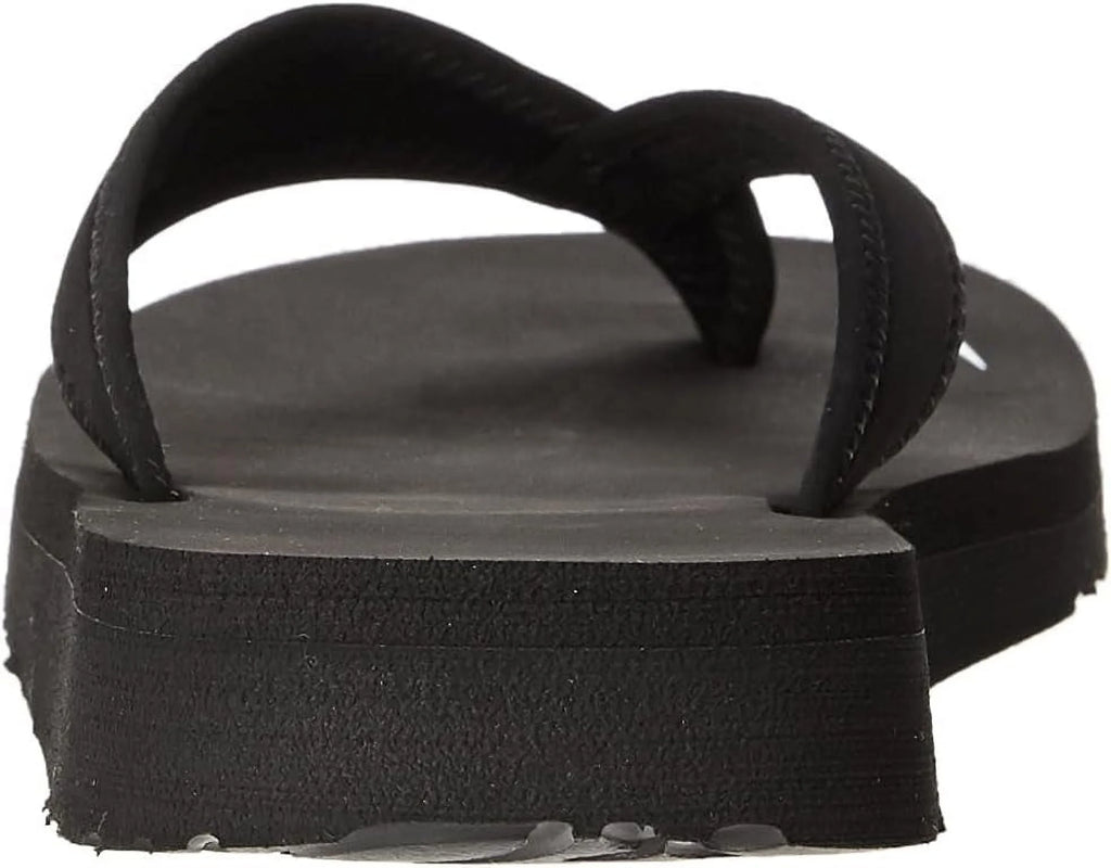 Black White Thong Sandals Q929