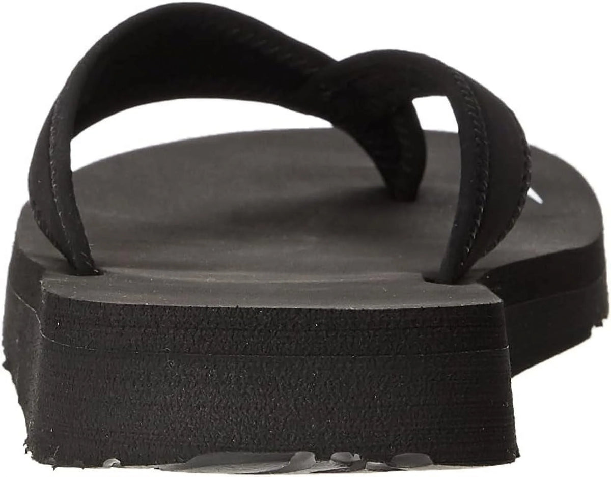 Black White Thong Sandals Q929