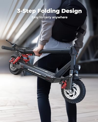 Electric Scooter with 800W Motor, 28 MPH, 10" Off-Road Tires X2851