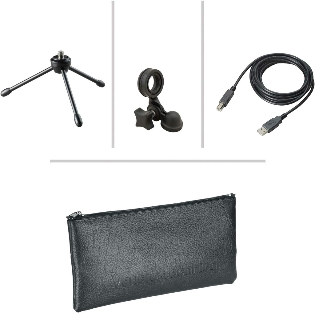 Condenser Microphone with Shock Mount, Boom Arm, and Pop Filter J359