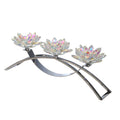 Rainbow 3 Lotus Candle Holder R423805