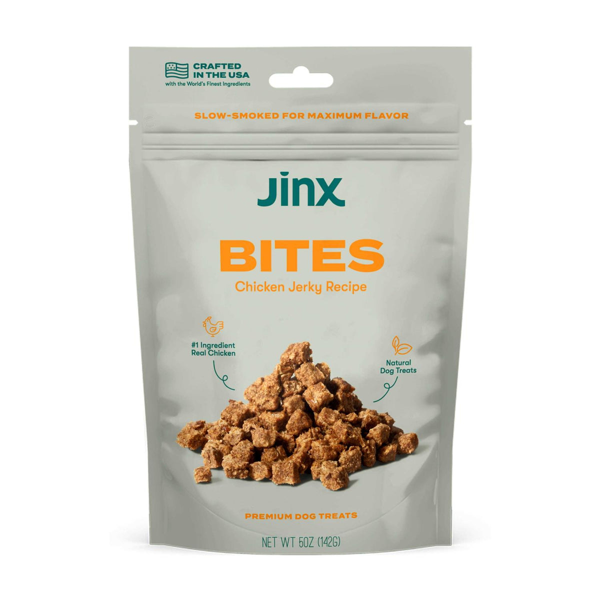 All Natural Slow-Smoked Chicken Flavor Jerky Bites for Dogs Q523903