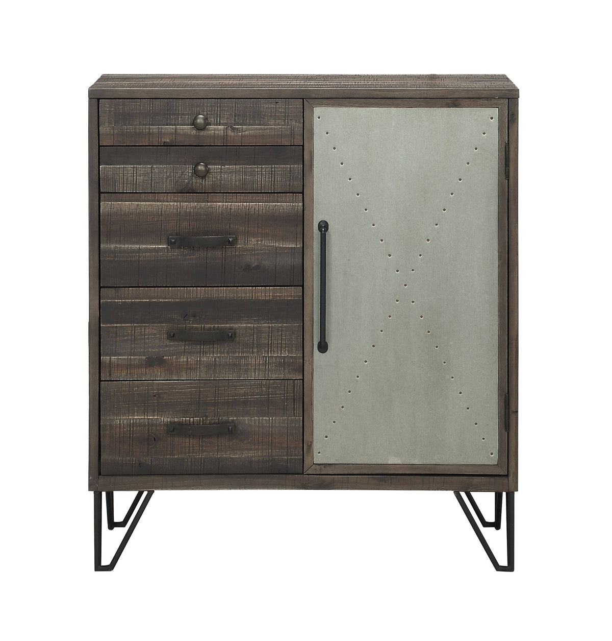 Brown One Door Five Drawer Cabinet S444318