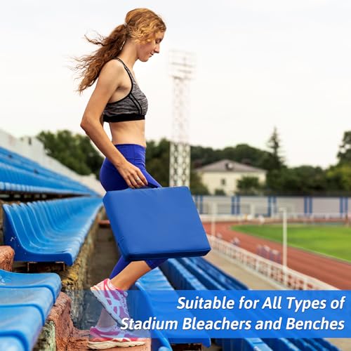 2 Pcs Water-Repellent Stadium Seat Cushions E50770
