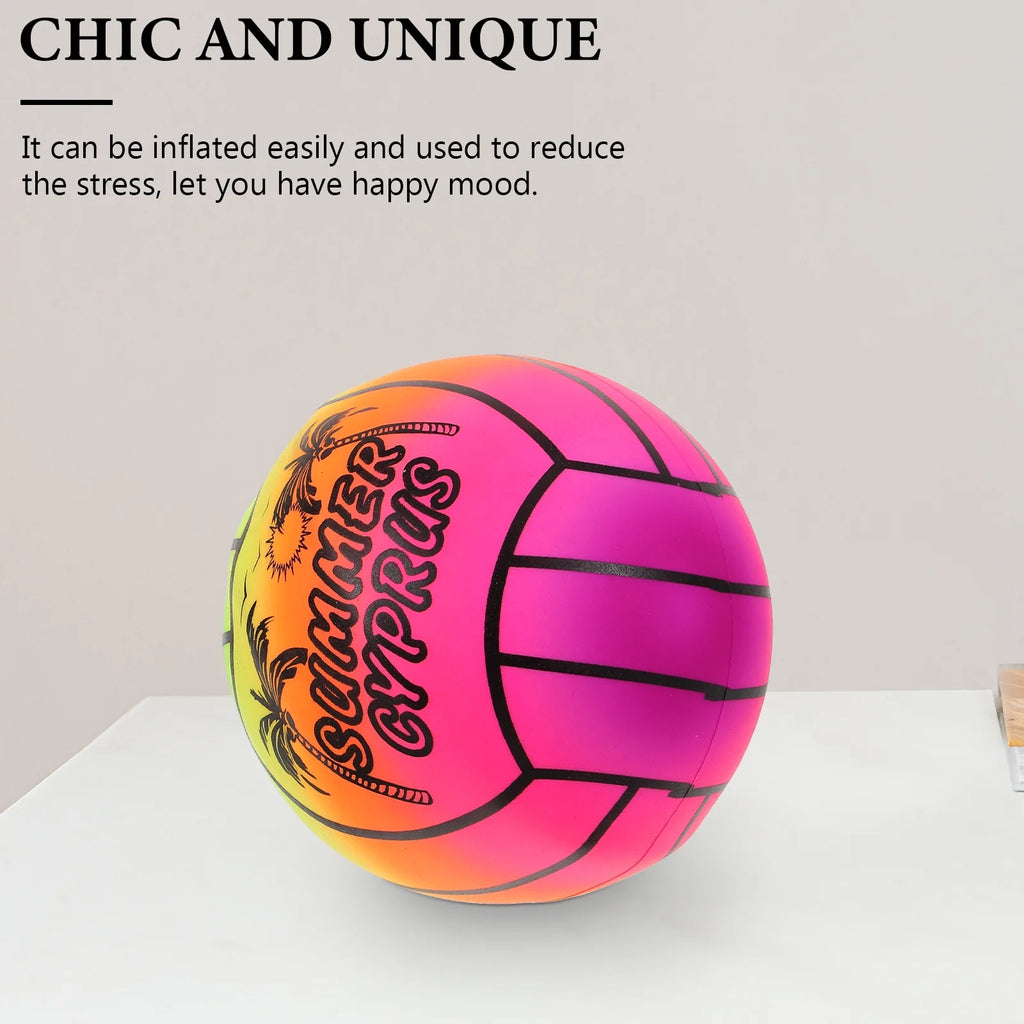Inflatable Rainbow Volleyball Beach Ball T364417