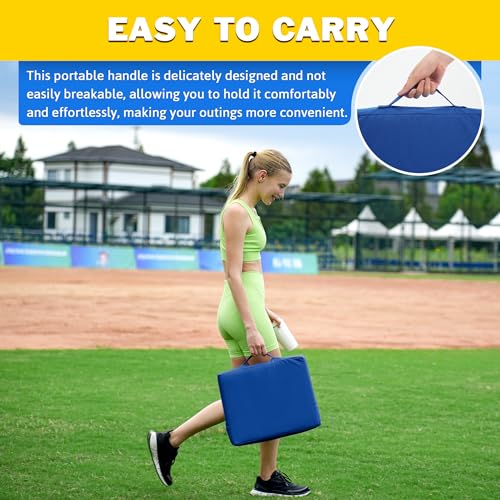 2 Pcs Water-Repellent Stadium Seat Cushions E50770