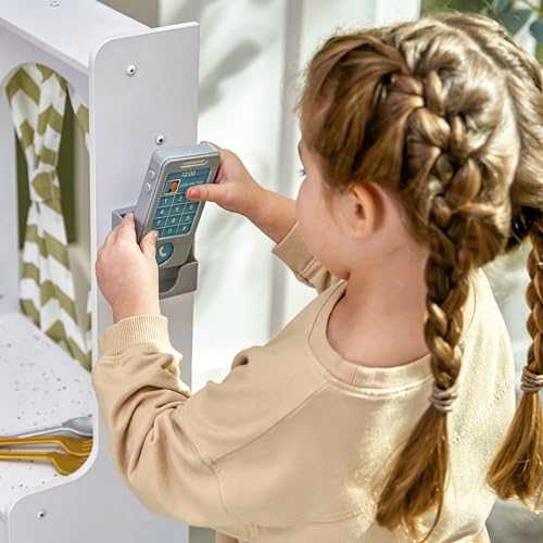 Wooden Corner Play Kitchen with Lights & Sounds J619
