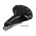 Black Leather Bike Saddle Seat U823